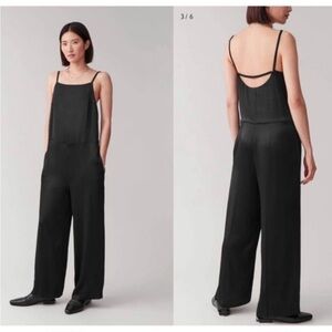 COS - Satin Silk Double Strap Jumpsuit